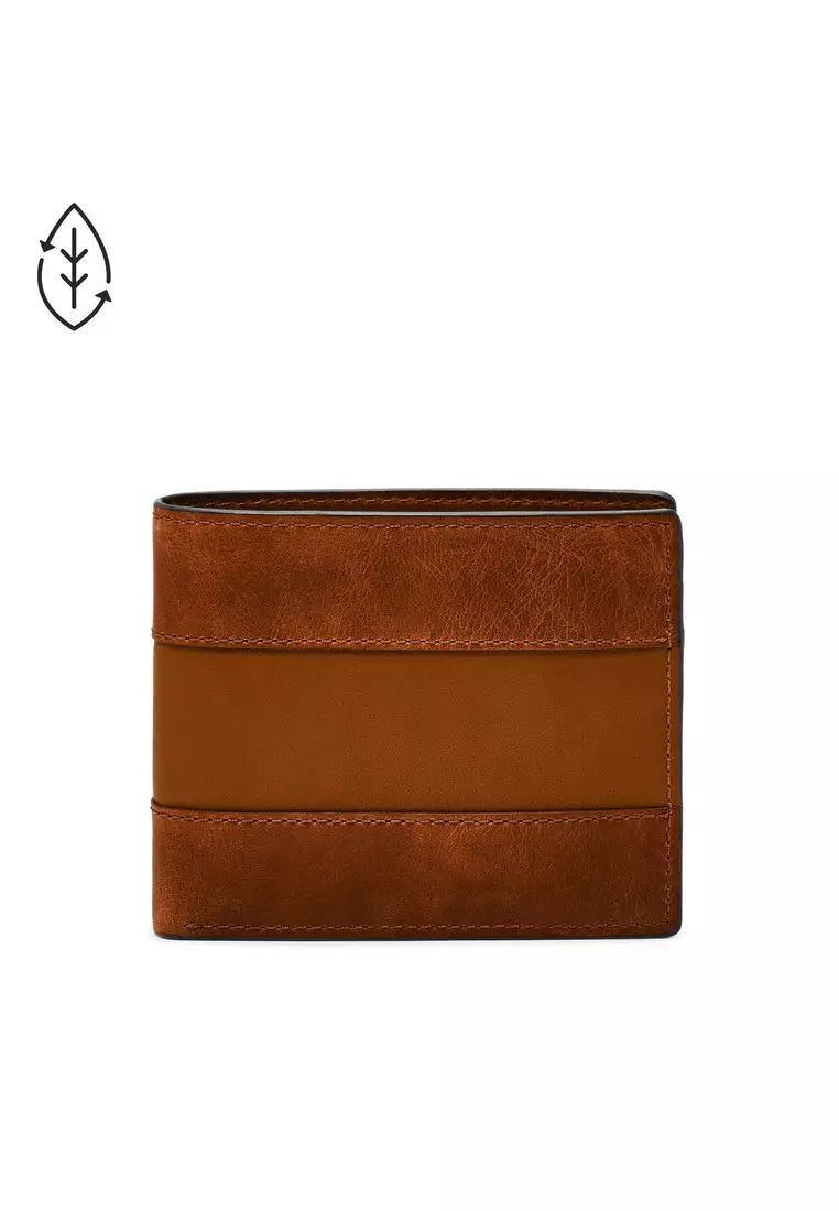 Jual Fossil Fossil Anderson Leather Bifold Brown Dompet Pria