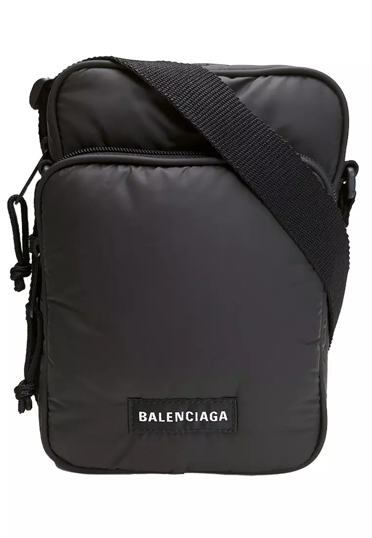 Black Nylon Bra by Balenciaga on Sale