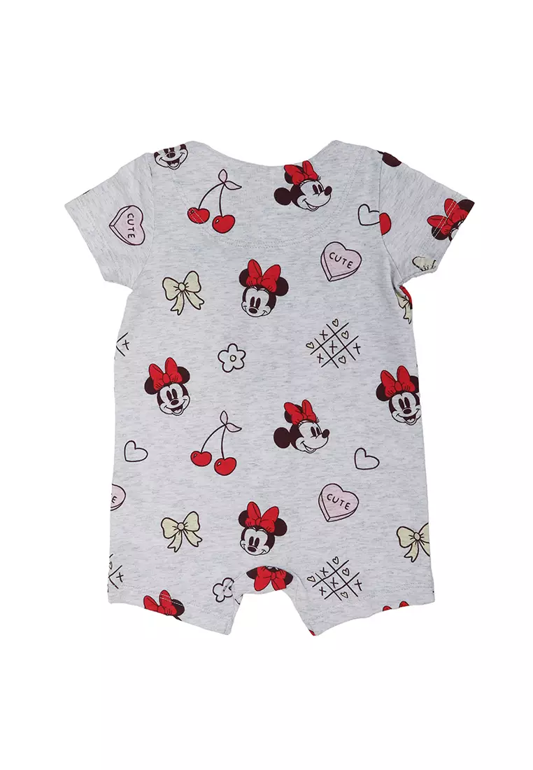 The Licensed Short Sleeve Zip Romper