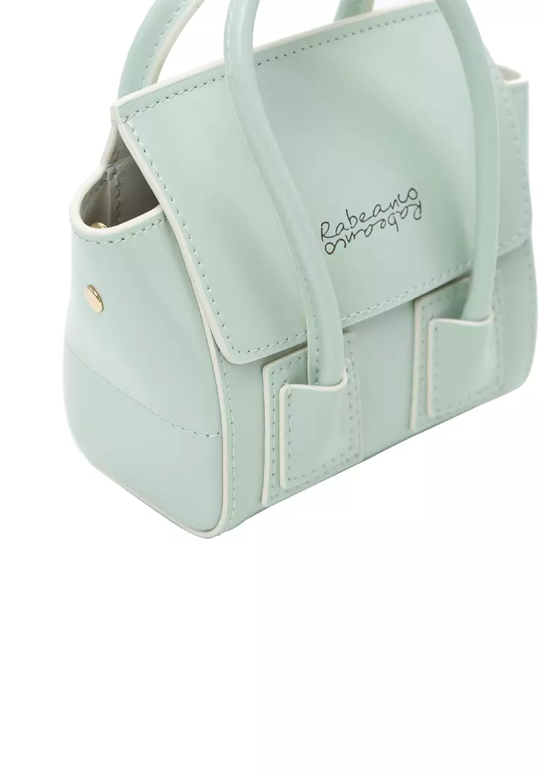[Online Exclusive] UNNI Nano Top Handle Bag - Light Mint