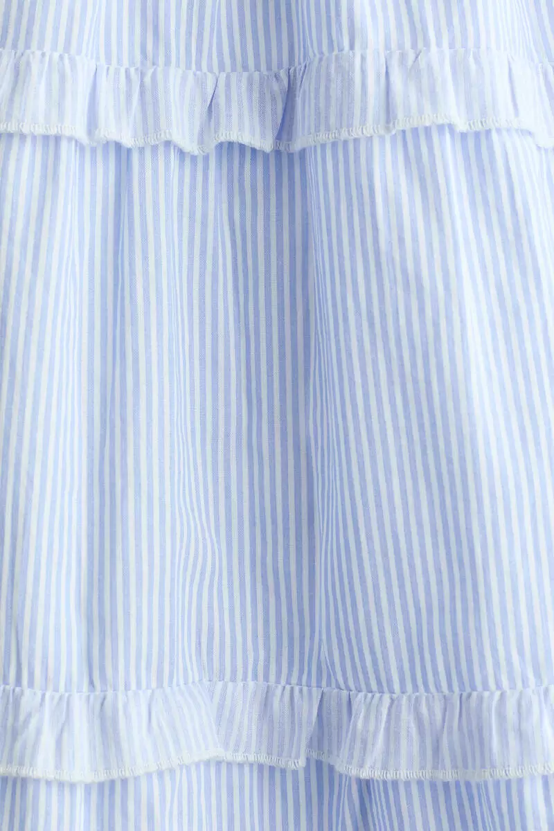 Tiered cotton dress