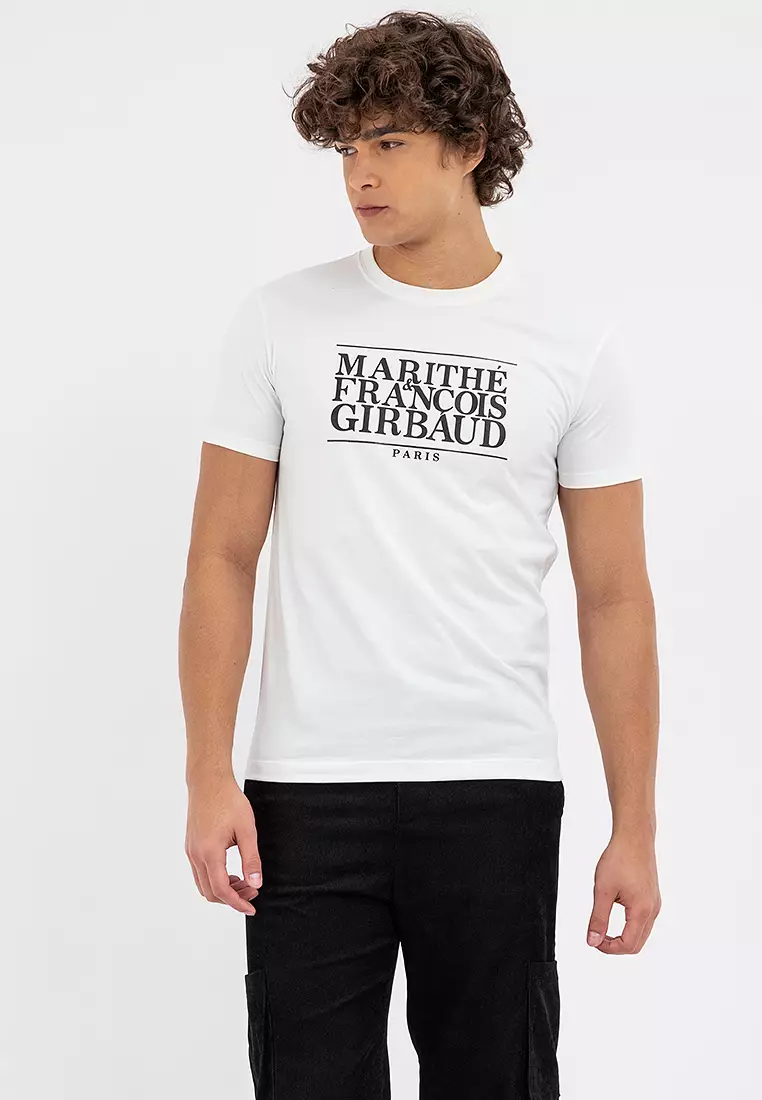 Men's OG Tape Print Tee White