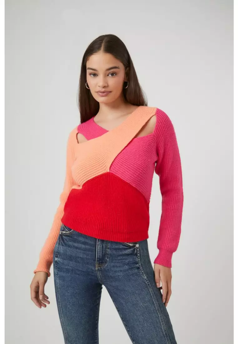 Forever 21 cheap colorblock sweater