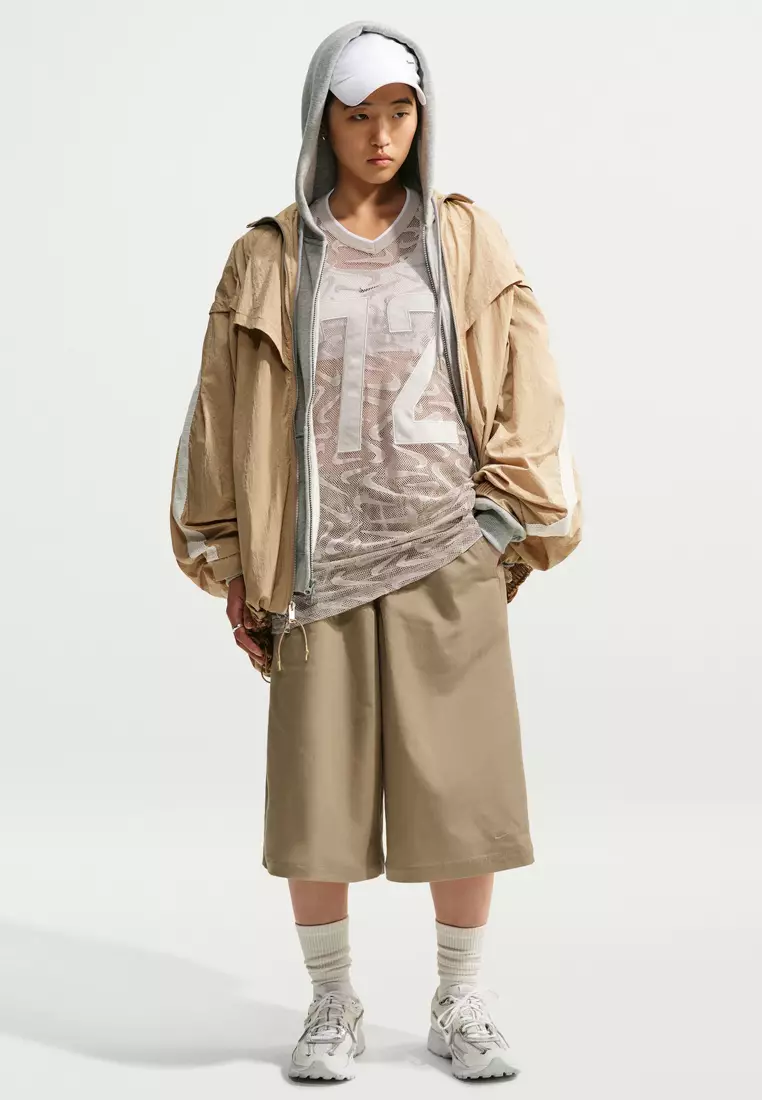 Sportswear Women's Oversized Mid-Rise Parachute Shorts
