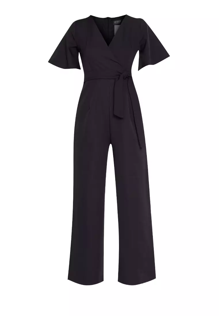 Buy BOTTOMLINE CLOTHING Solenn Belted Jumpsuit 2024 Online | ZALORA ...