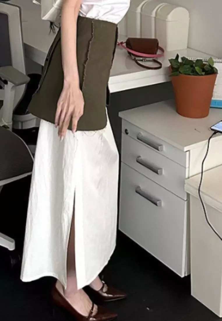 Irregular Hem Skirt CA26031953GR