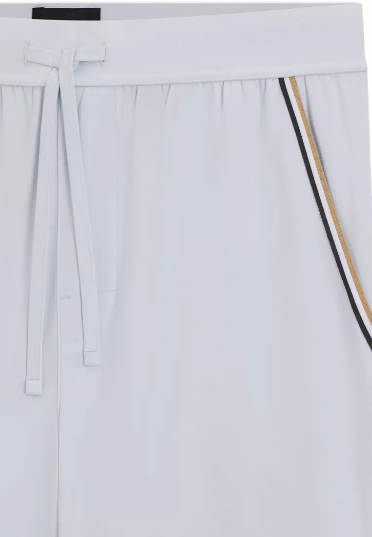 Signature Stripe Tape Pyjama Shorts - BOSS Mainline