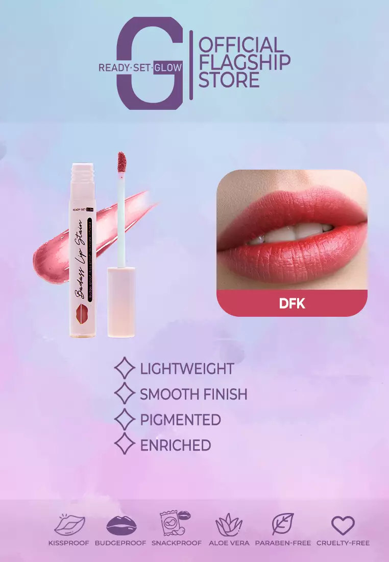 Discount on Ready Set Glow  shoes - SKU: Badass Lip Stain - DFK (Red)