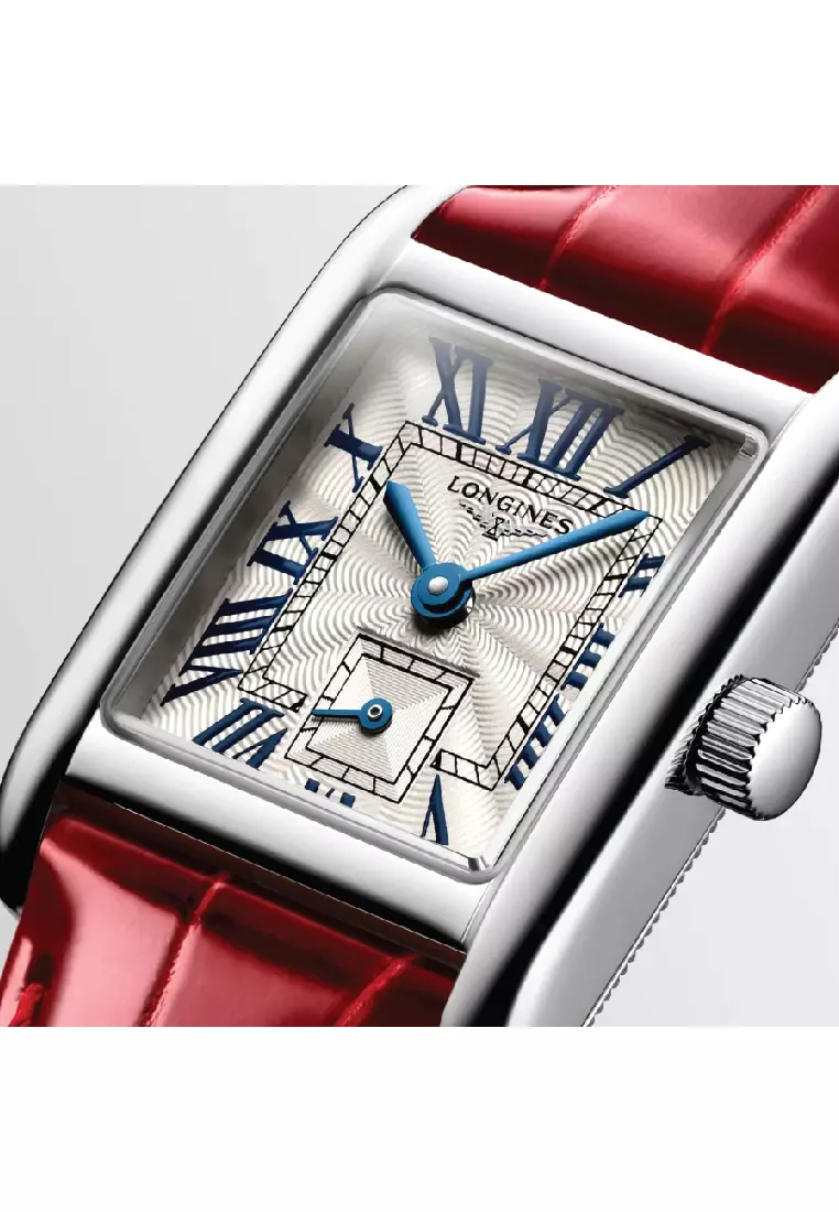 Longines Mini Dolcevita Leather Strap Quartz Women Watch L52004715