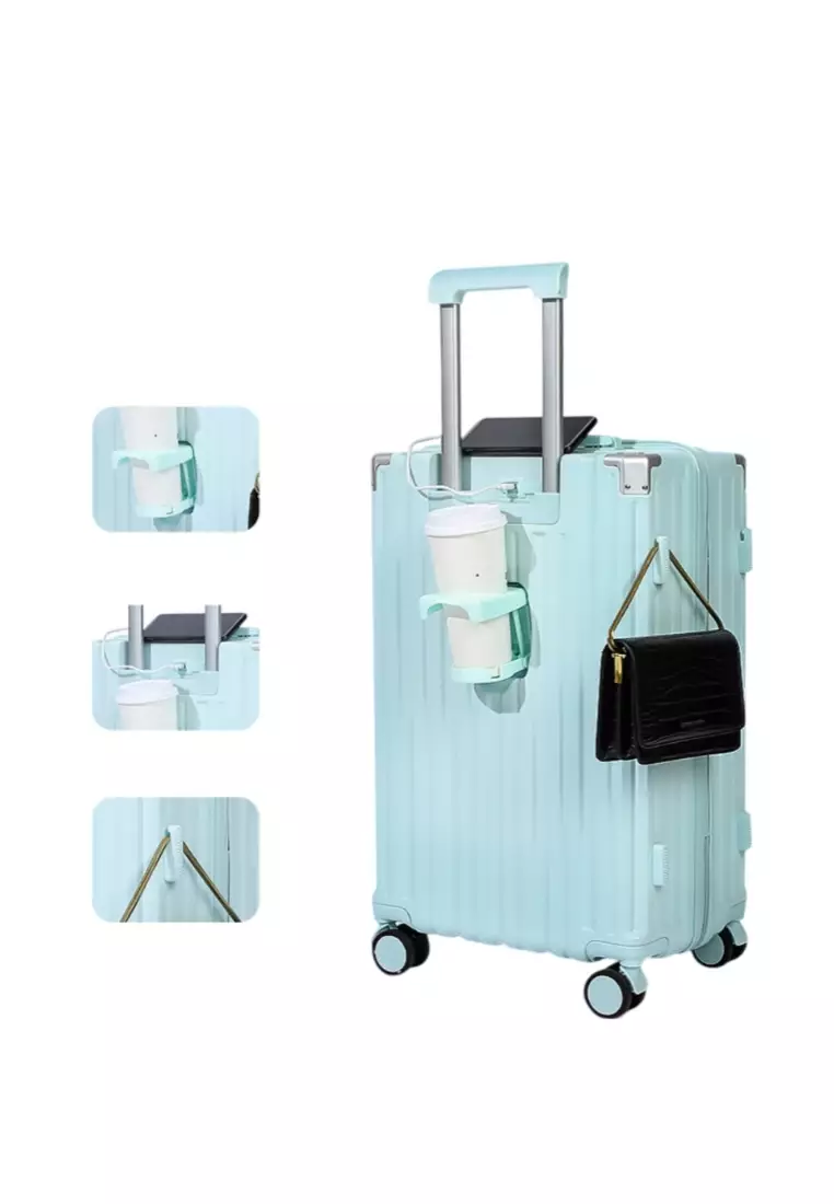 Buy OPCHIC Universal Wheel Password Box Suitcase Cup Holder 2024