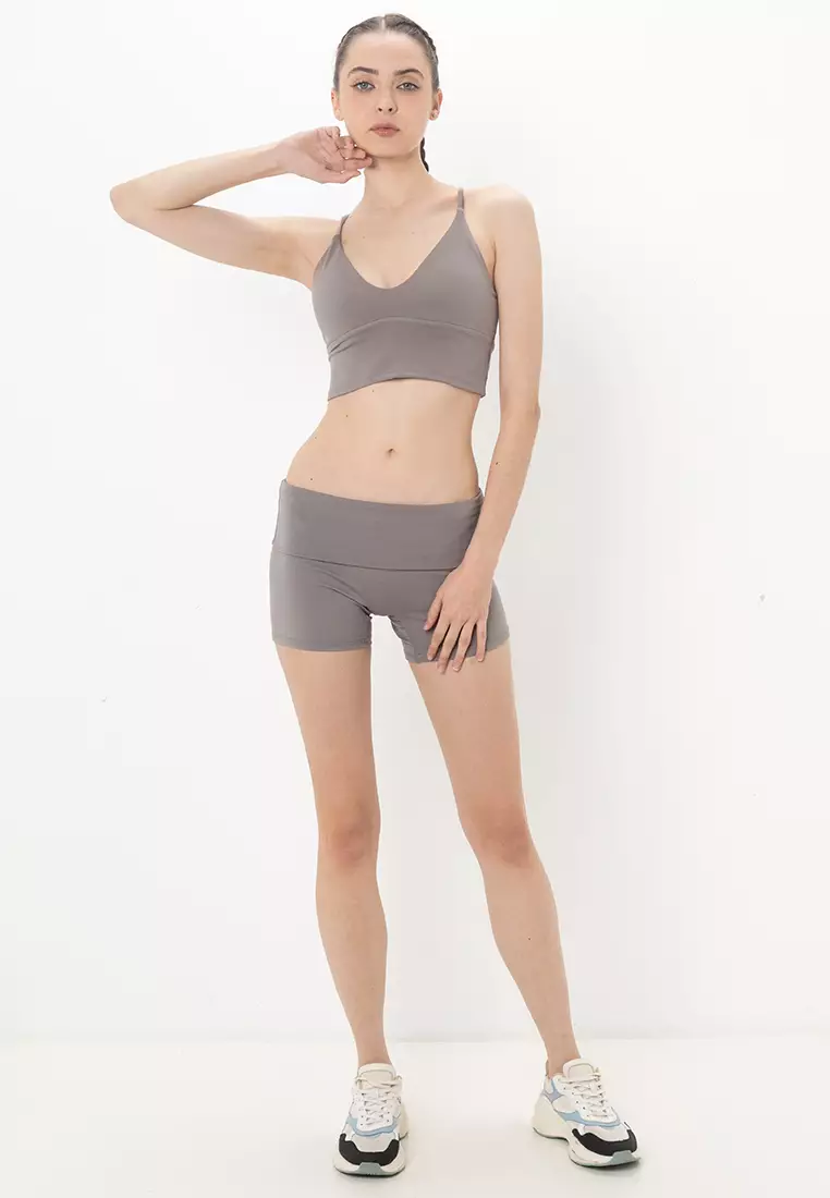 Ultra Soft Roll Over Shortie Shorts