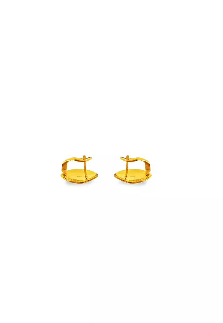 375/9K Gold Clip Earrings S204