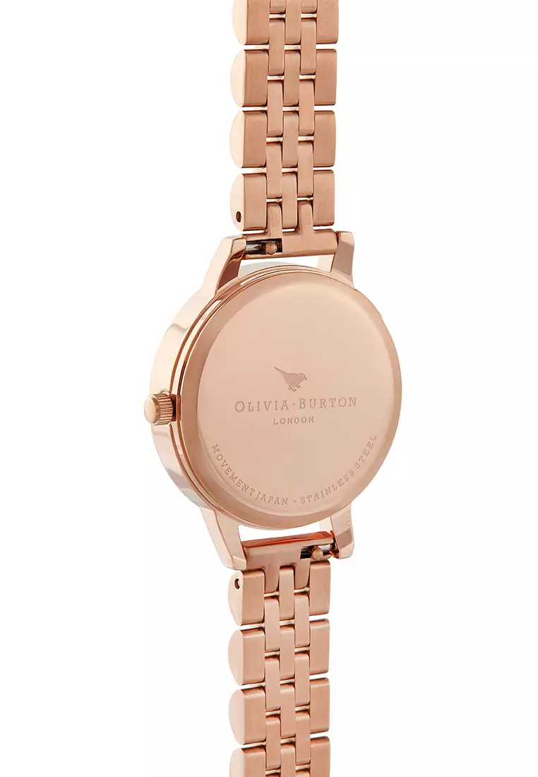 Olivia Burton Under the Sea Shell Floral & Rose Gold Bracelet - OB16US25