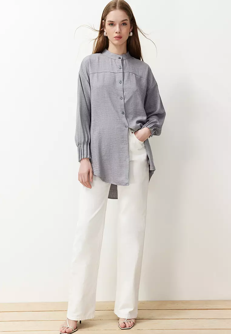 Oversized Linen Shirt