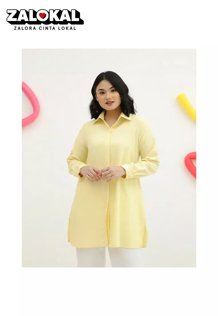 Geulis.id DAILY TUNIC YELLOW SERIES (1 warna) Tunic - YELLOW