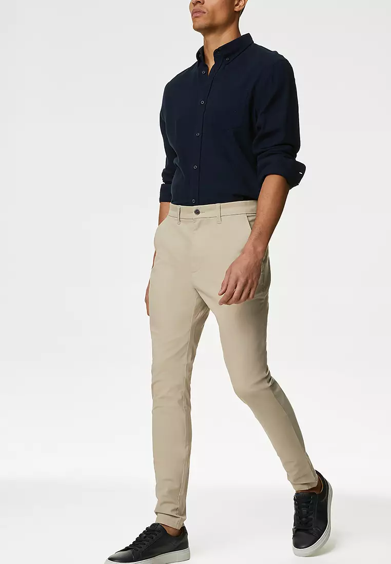 Skinny Fit Stretch Chinos