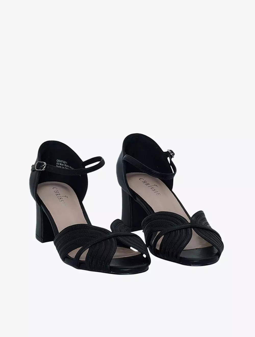 Jual PAYLESS Payless Chrissie Womens Raissa Block Heels Black_04