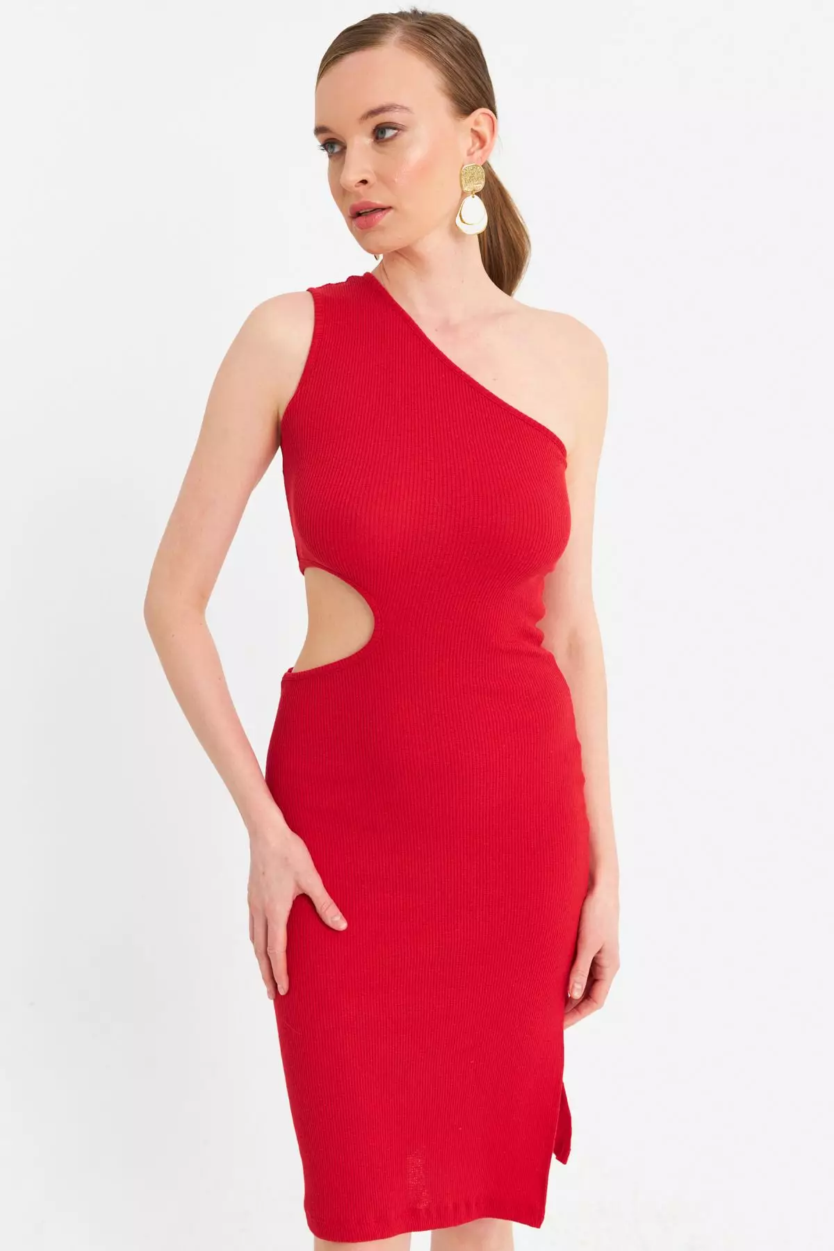 Asymmetrical Mini Dress
