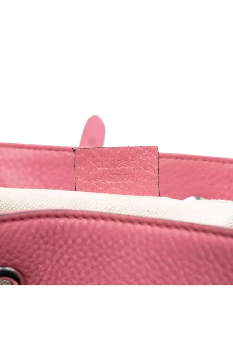 Pre-Loved Gucci Leather Bamboo Tassel Backpack