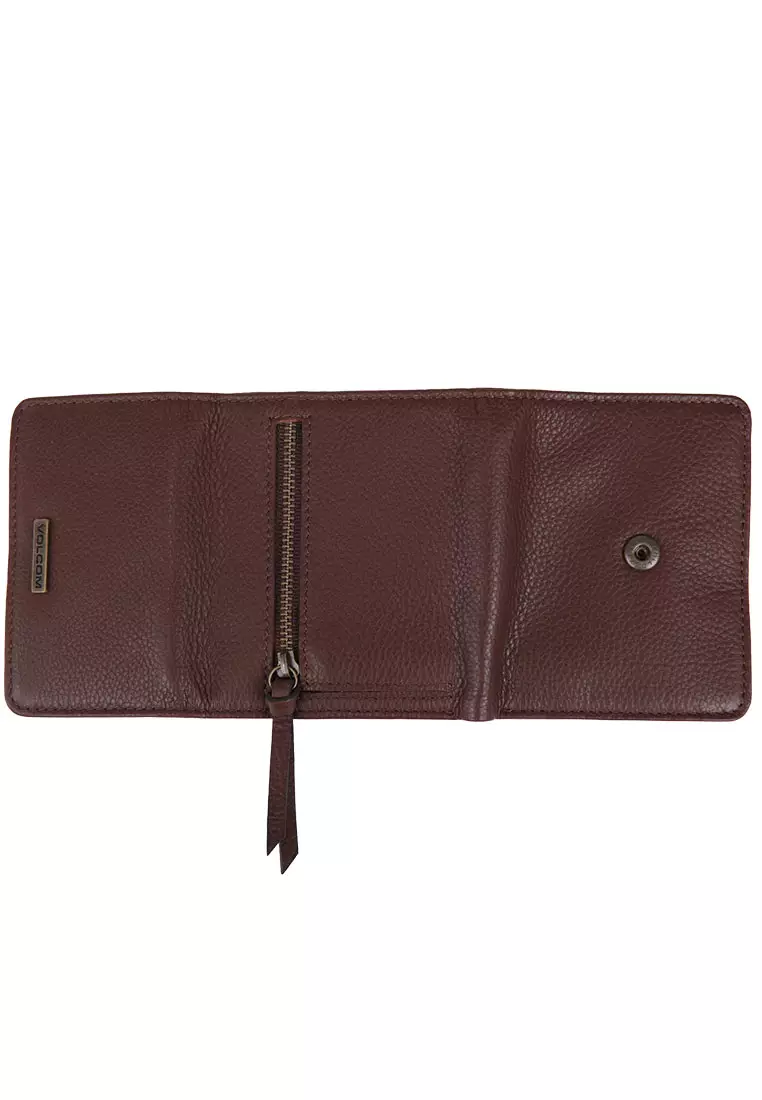 GLW MINITRIPI LEATHER WALLET BROWN