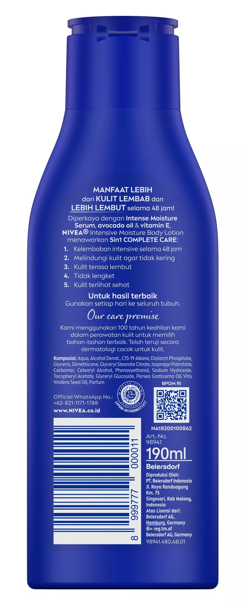 NIVEA Body Intensive Lotion 190ml - Triple Pack