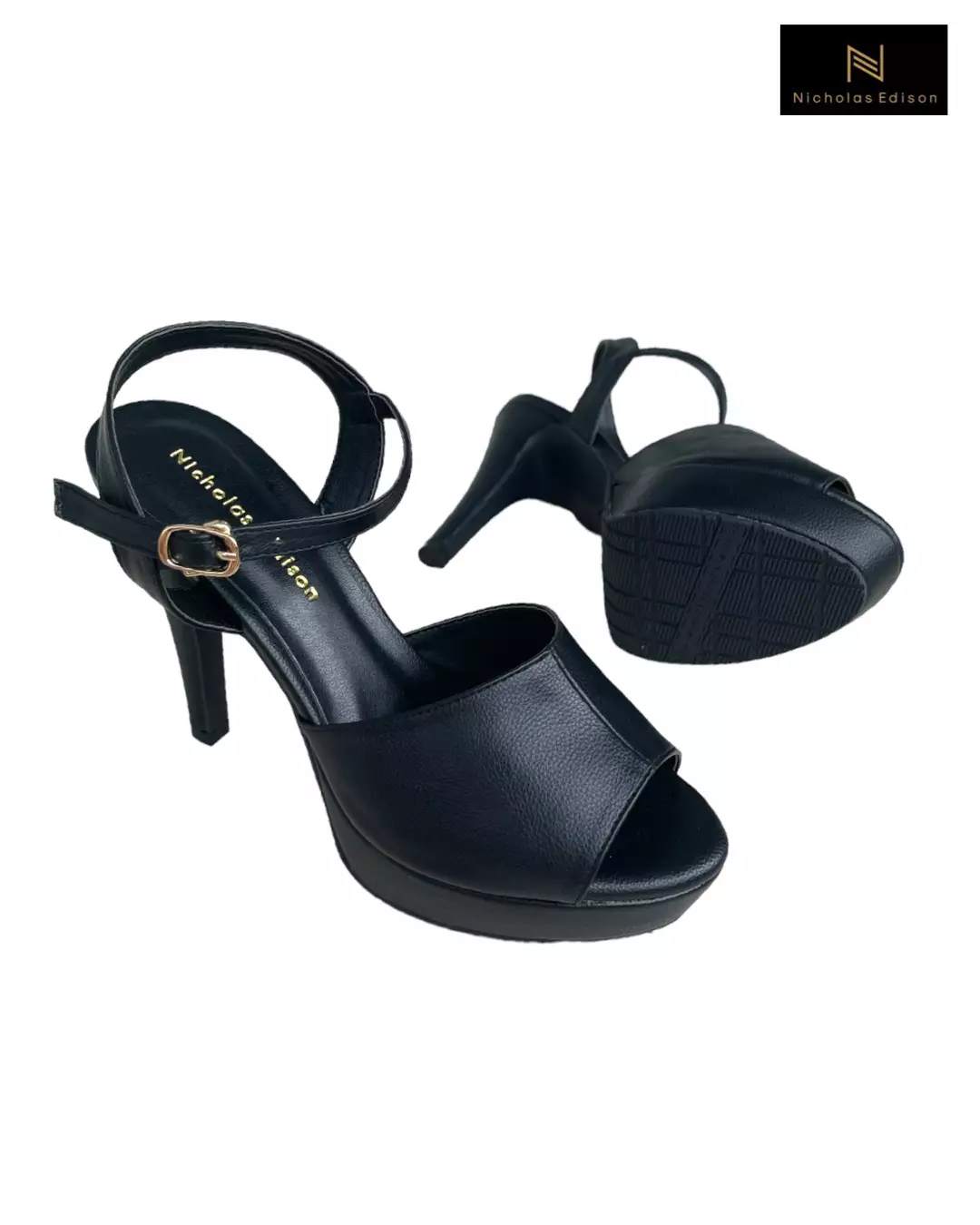 Nicholas Edison Heel Carmen Black