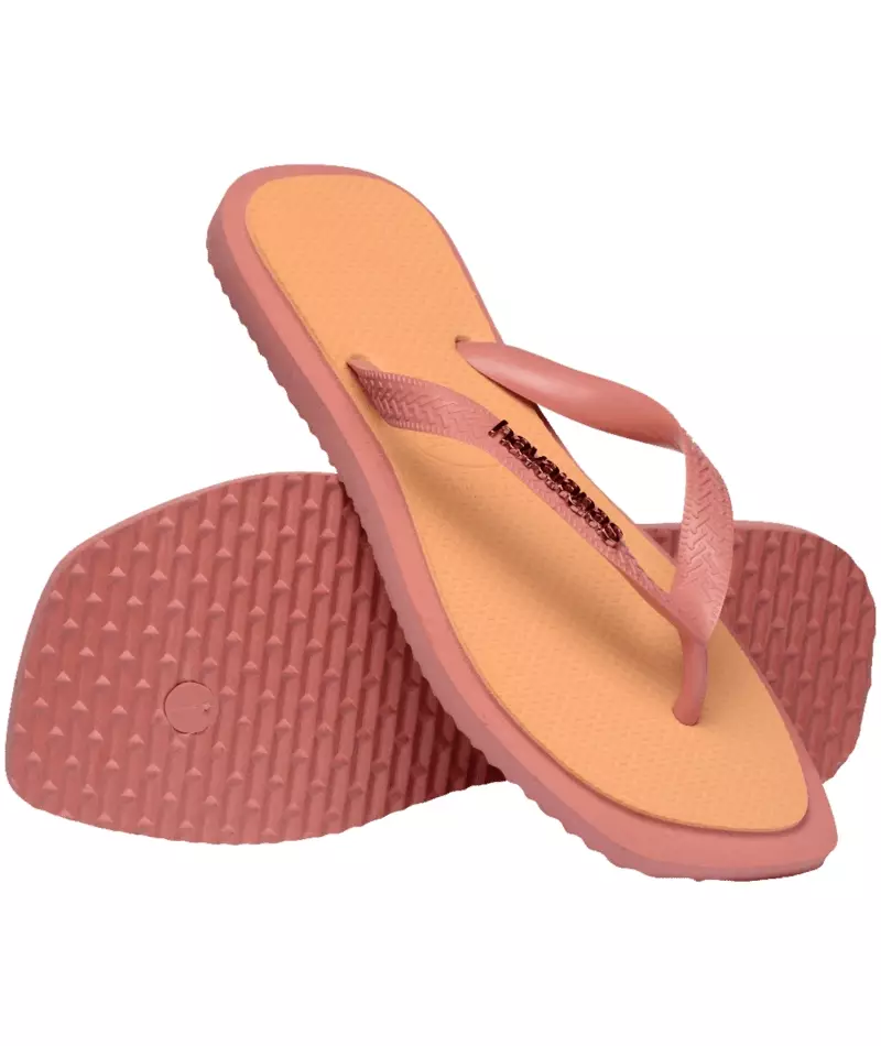 Havaianas 1800 Top Square Fusion - Peach - Sandal Wanita