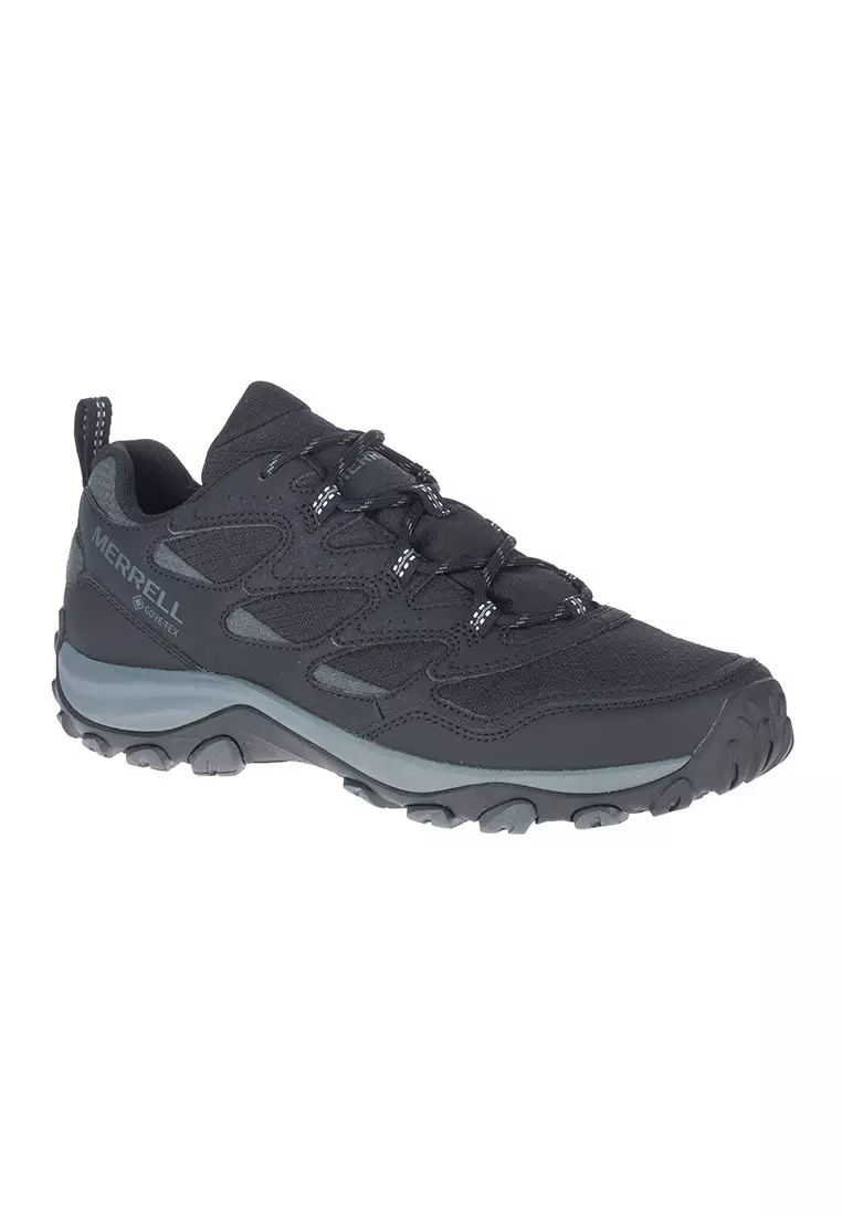 Buy Merrell Merrell West Rim Sport Gore-Tex - Black Mens Hiking Shoes ...