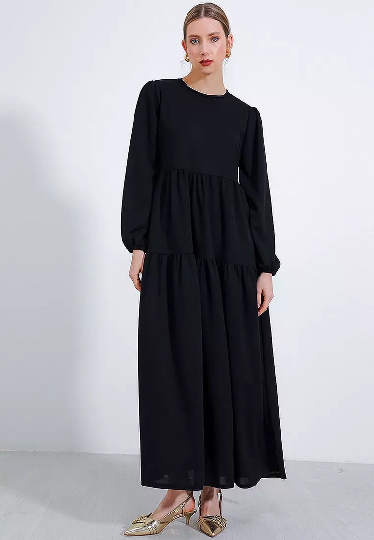 Long Sleeves Maxi Dress