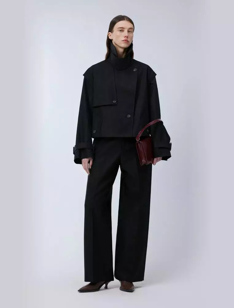 Loose Fit Wide Leg Long Pants