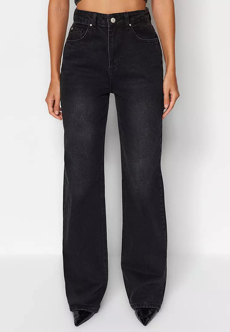 High Waist Wide Leg Jeans