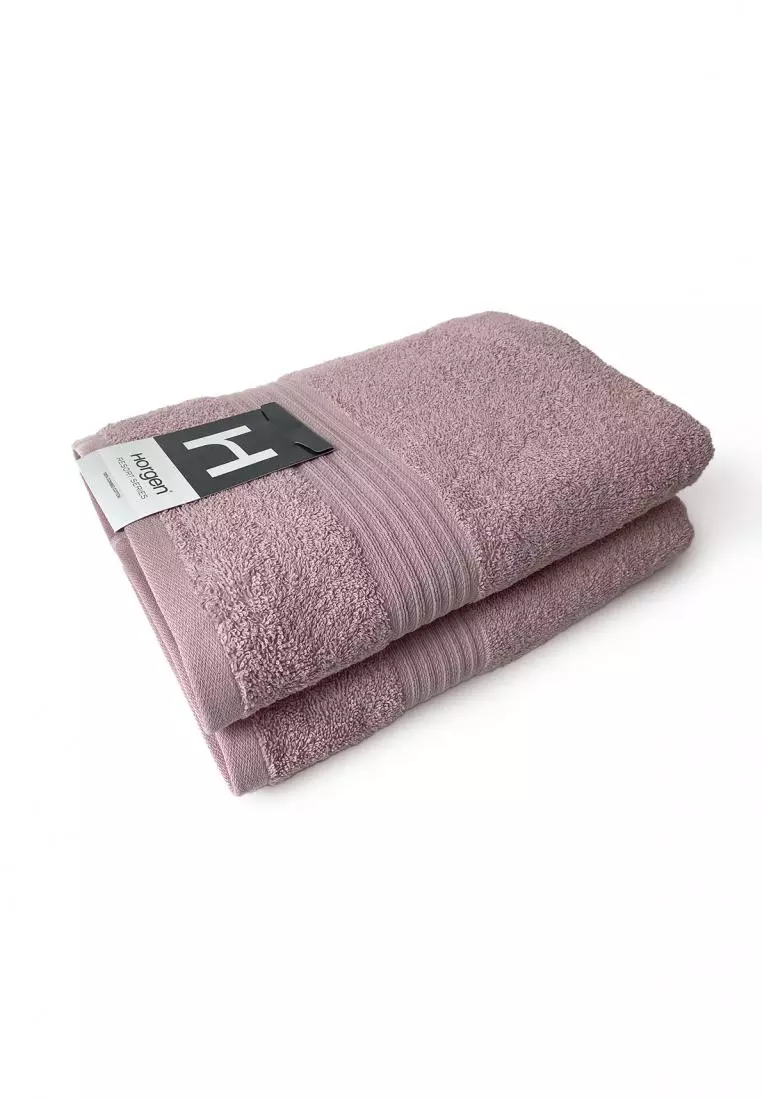 Rose coloured best sale towels