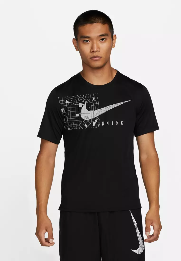 Nike Running T-Shirt Dri-FIT UV Run Division Miler - White