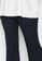 Trendyol navy Plus Size Elastic Waist Pants 0CB5DAA6807CC4GS_3