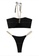 LYCKA black LNN1208 Korean Lady Bikini Swinwear Black 303B6USF87A1EDGS_1
