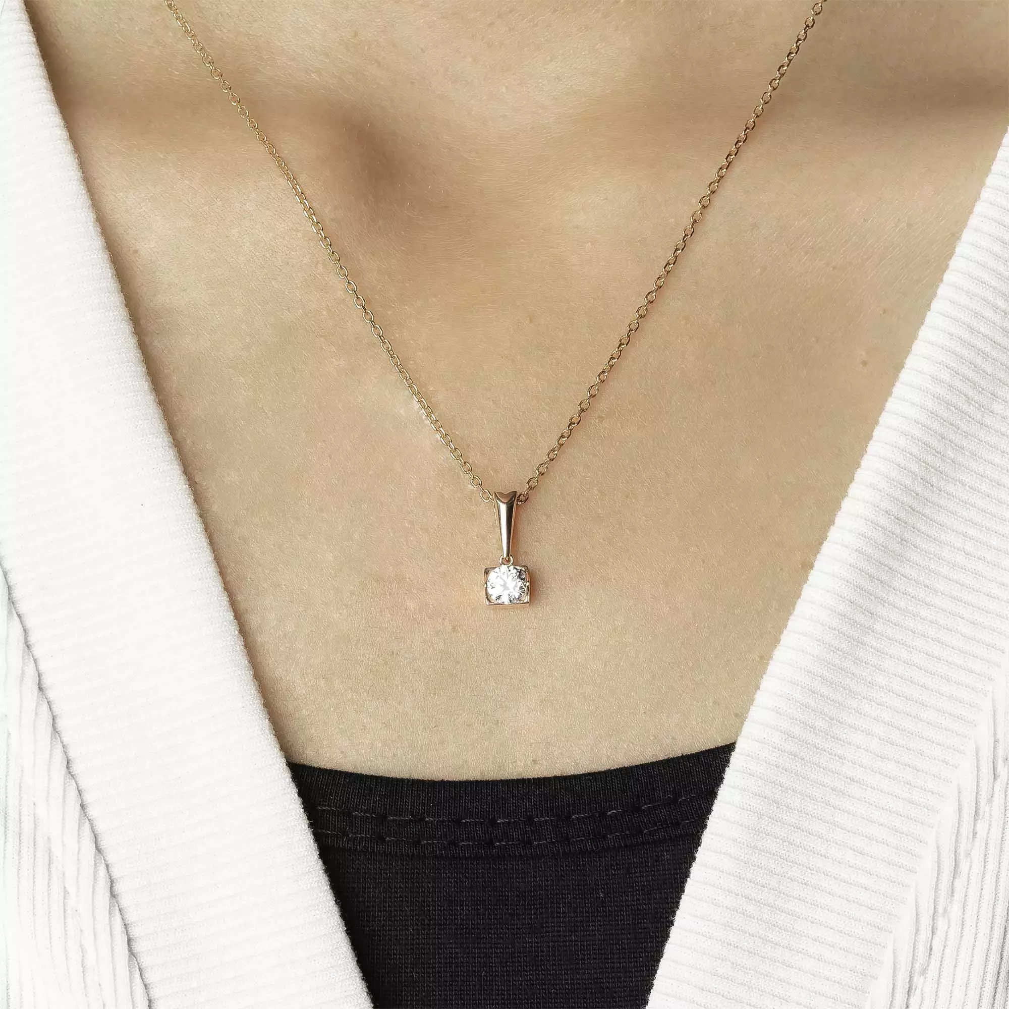 Liontin Emas 7k - Cheer Gold Pendant - Juene x Cassandra Lee Enchanted Collection - Juene Jewelry