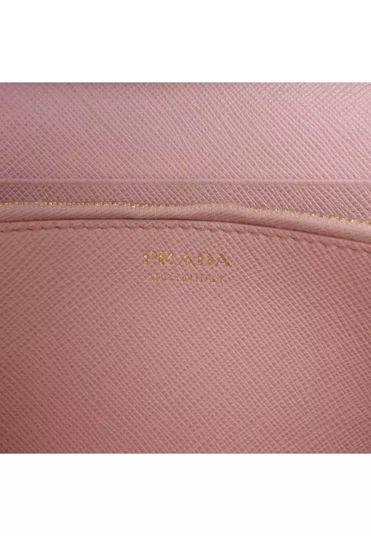Pre-Loved Prada Saffiano Continental Flap Wallet