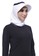 Attiqa Active white Short Runner- White list Navy , Sport Hijab E3BA1AAF767F89GS_2
