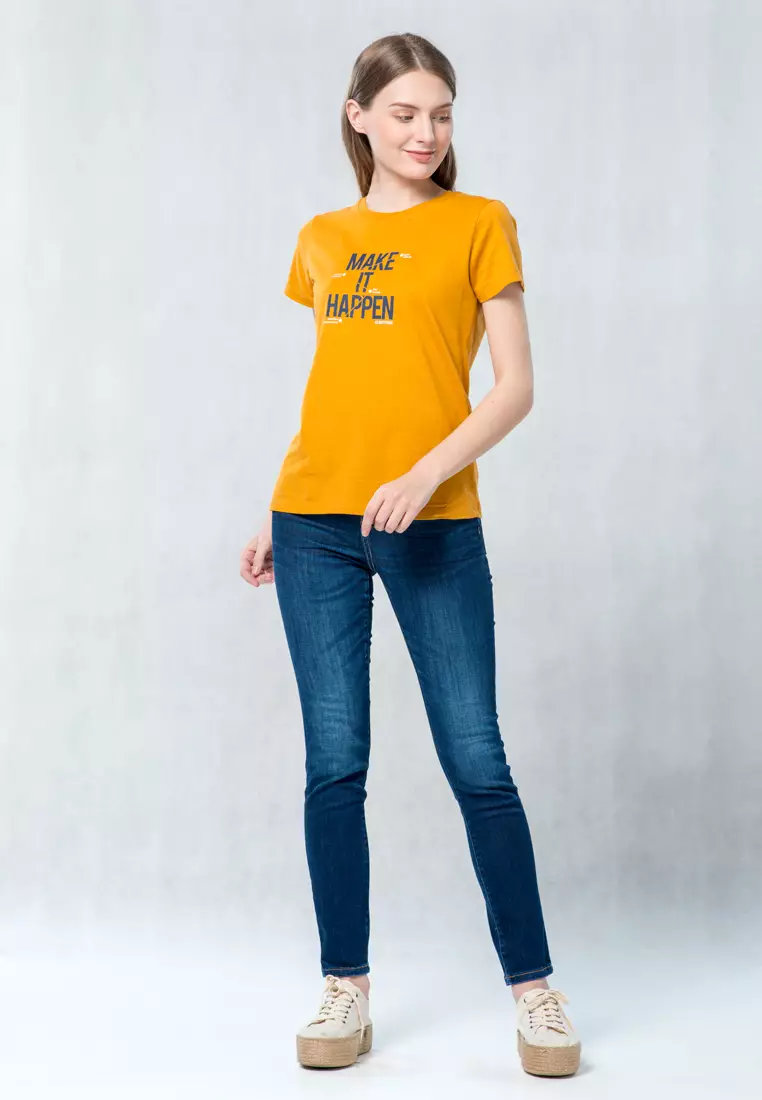 C2 Rognes Mustard Short Sleeve T-shirt