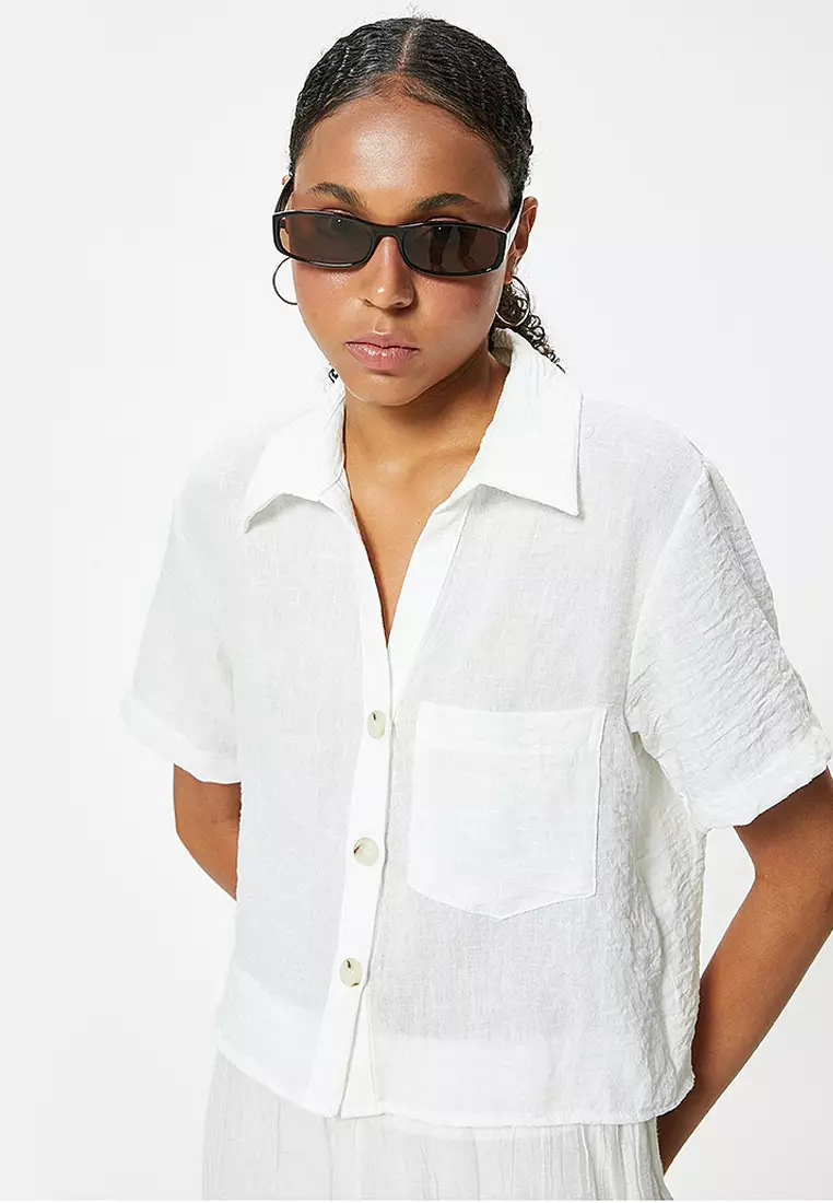 Crop Short Sleeve Shirt