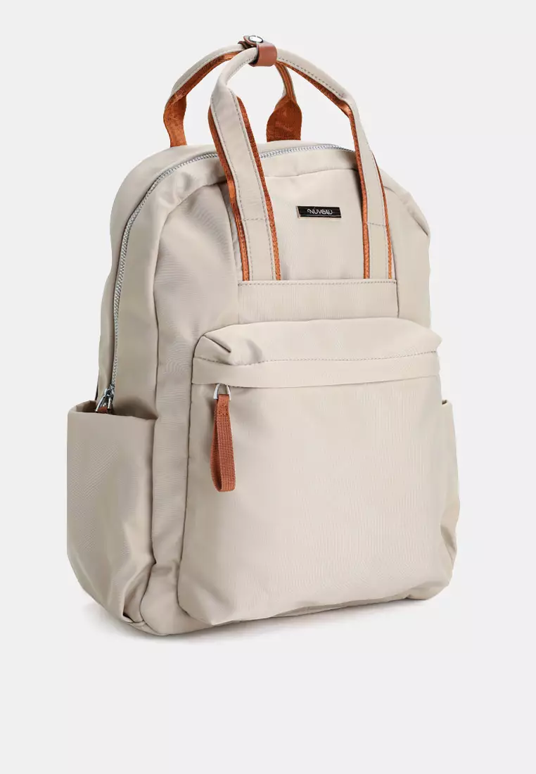 Premium Oxford Nylon Laptop Backpack with Top Handle