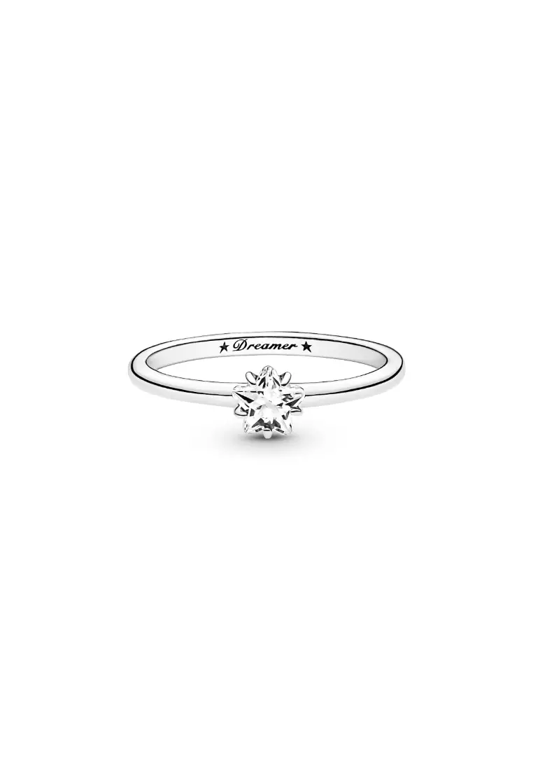 Celestial Sparkling Star Solitaire Ring