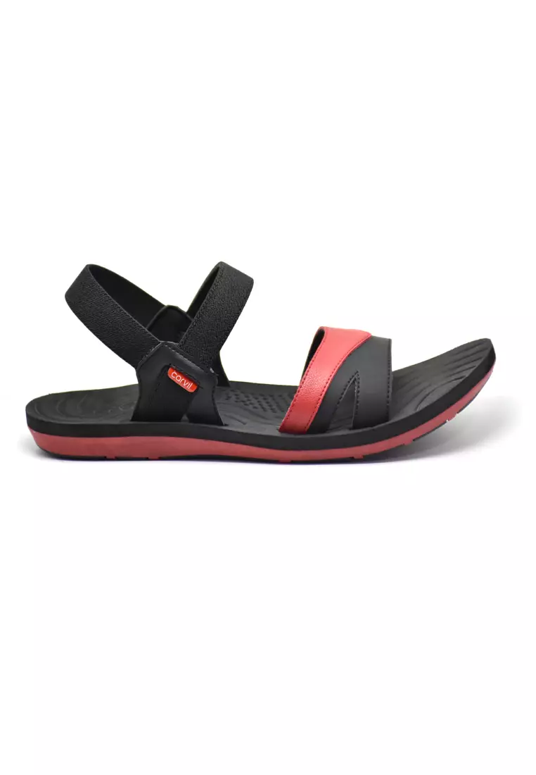 Carvil Sandal Wanita Lorenza-TB Black Red