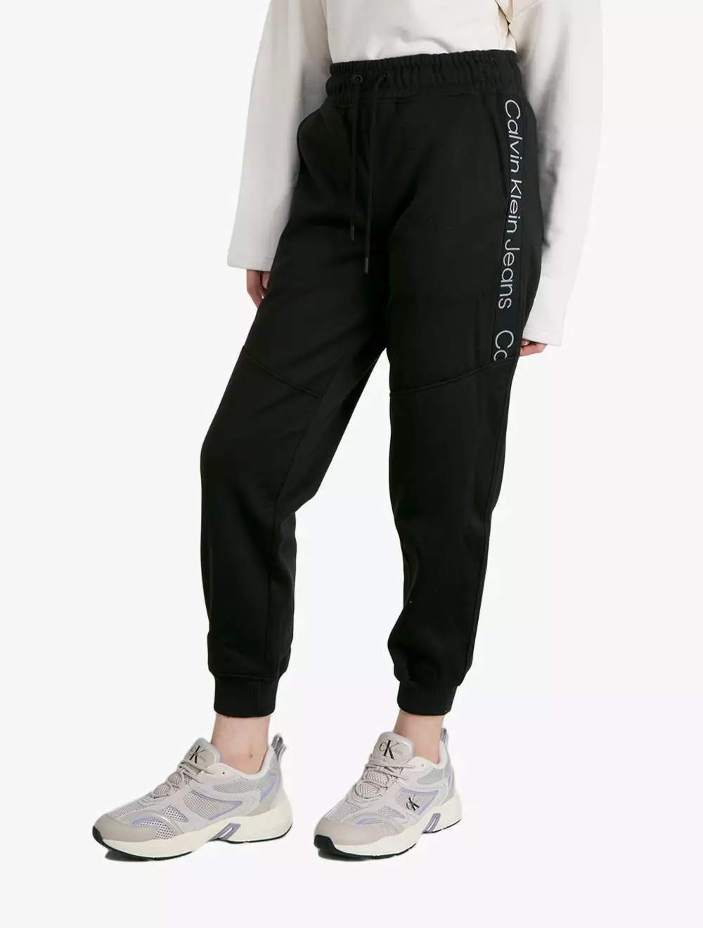 Calvin Klein Jeans - Tape Jogger Pants - Black - black