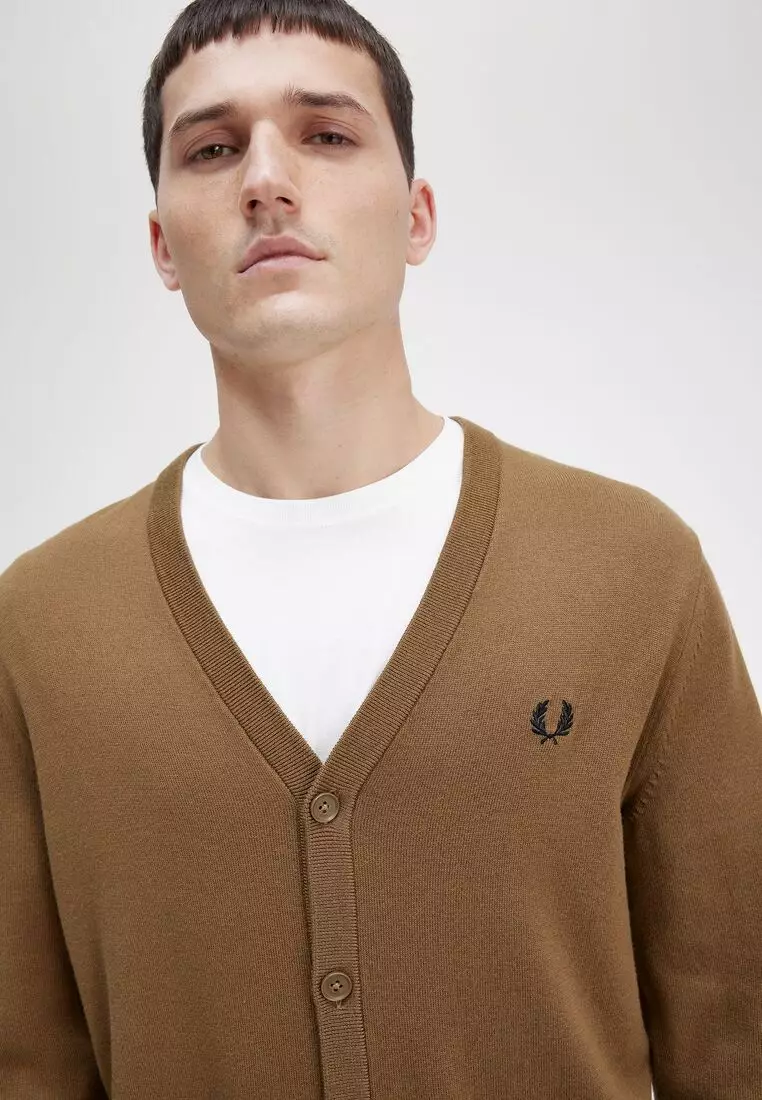 Buy Fred Perry Fred Perry K9551 Classic Cardigan (Warm Stone) 2023