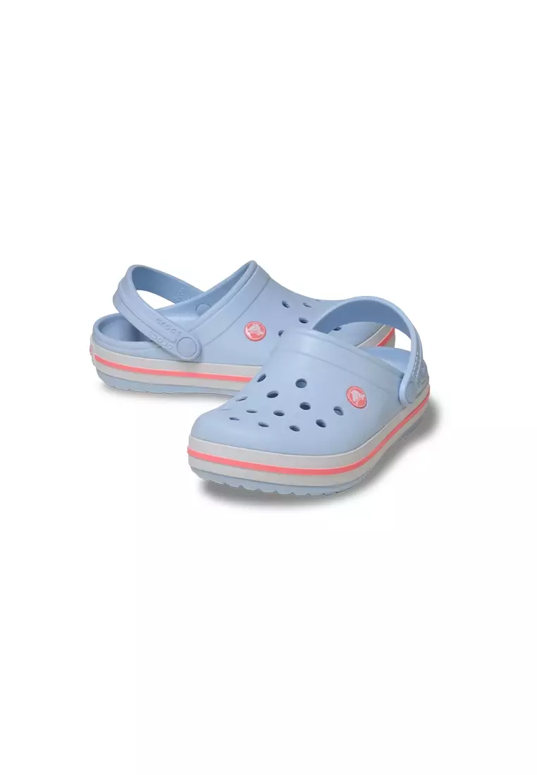Kids' Crocband Clog in Blue Frost/Guava