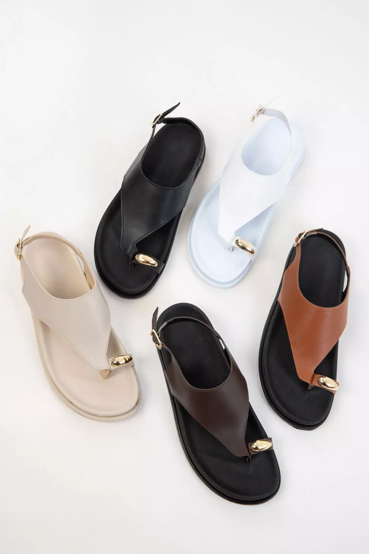 Black Women's Sandals 20632