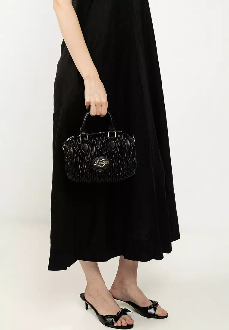 Demure Quilted Mini Top-Handle Bag (nt)