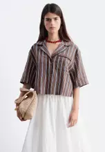 Brown/Blue Stripes