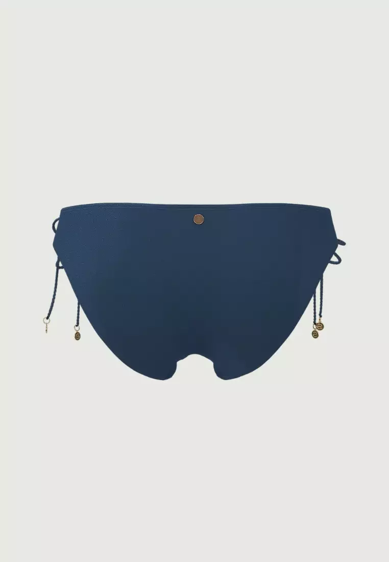 Waterlily Shines藍色側綁經典泳褲